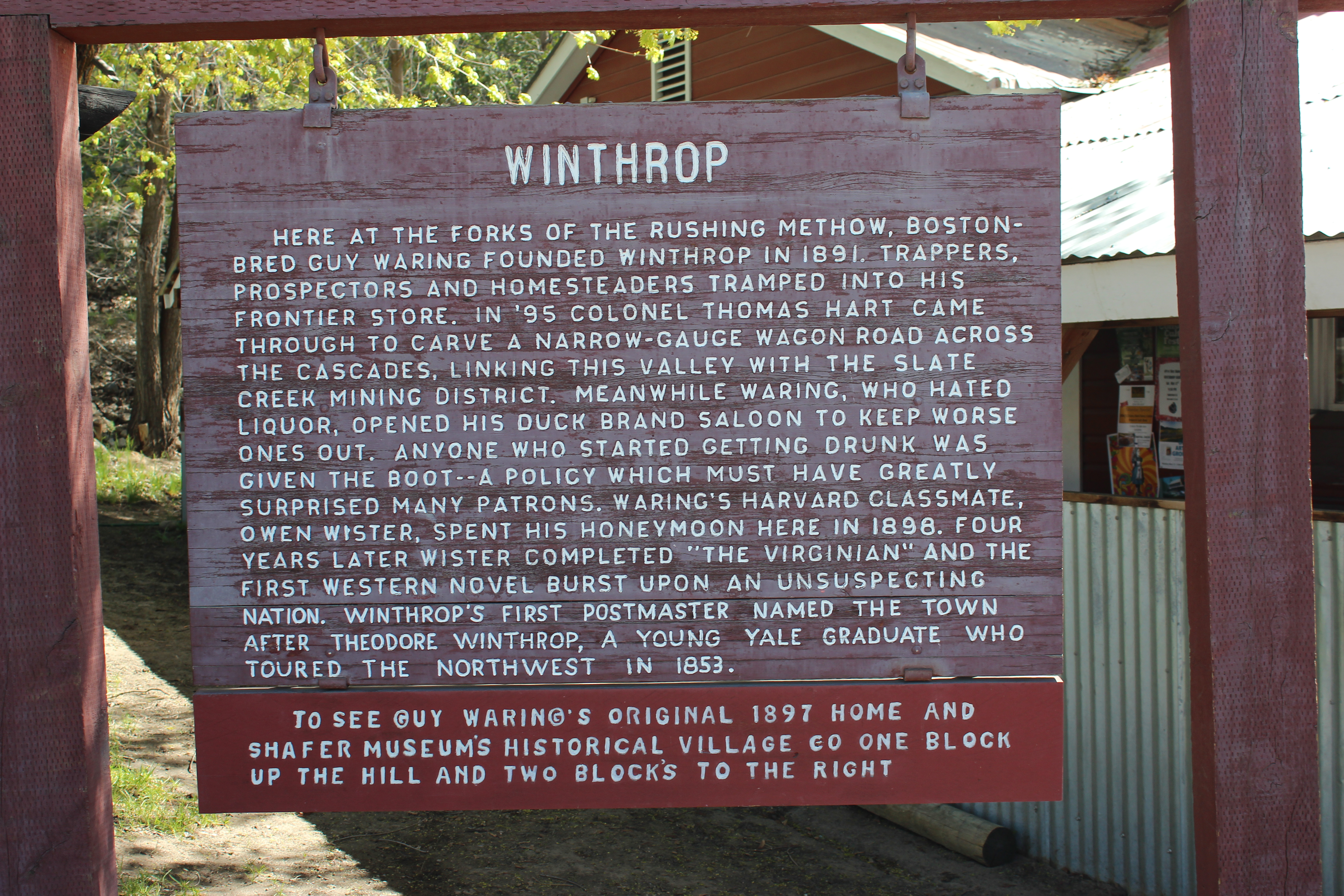 winthrop sign